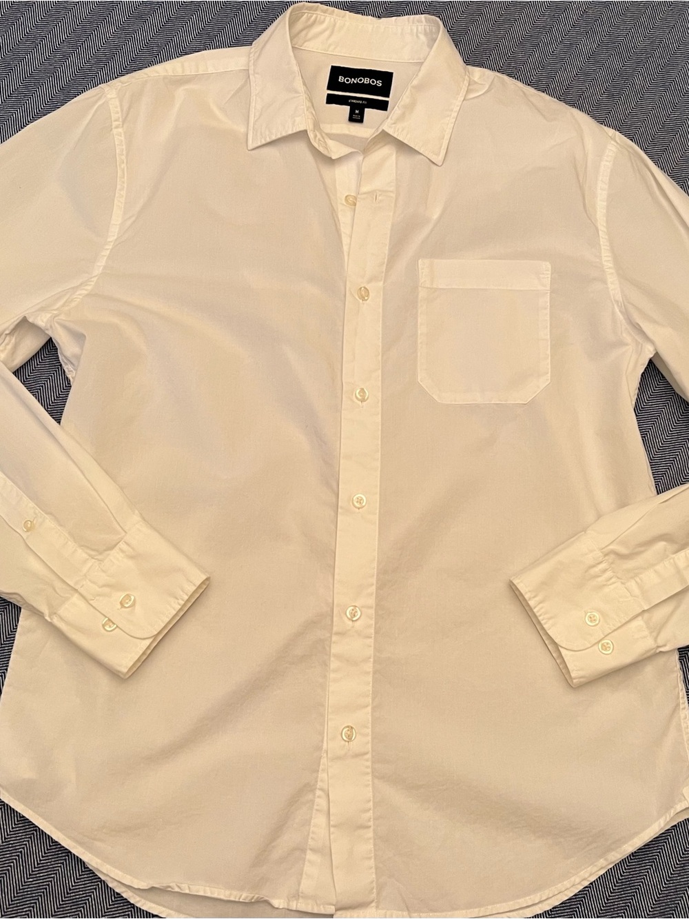Bonobos Men's White Button-Down Shirt